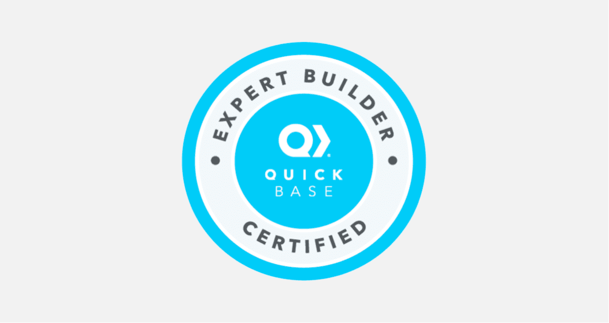 Quickbase Expert Builder Certification Badge